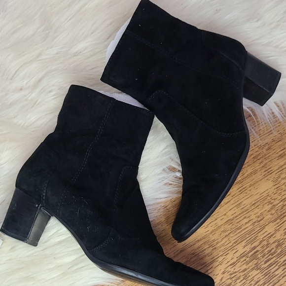 COPY - Nine West Solaris black suede boots 7m - Picture 4 of 8